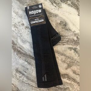 NWT Holloway Compression Athletic, Ski Socks - Black, unisex